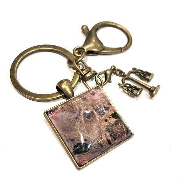 Hand Crafted Accessories - Handmade Keychain with charms